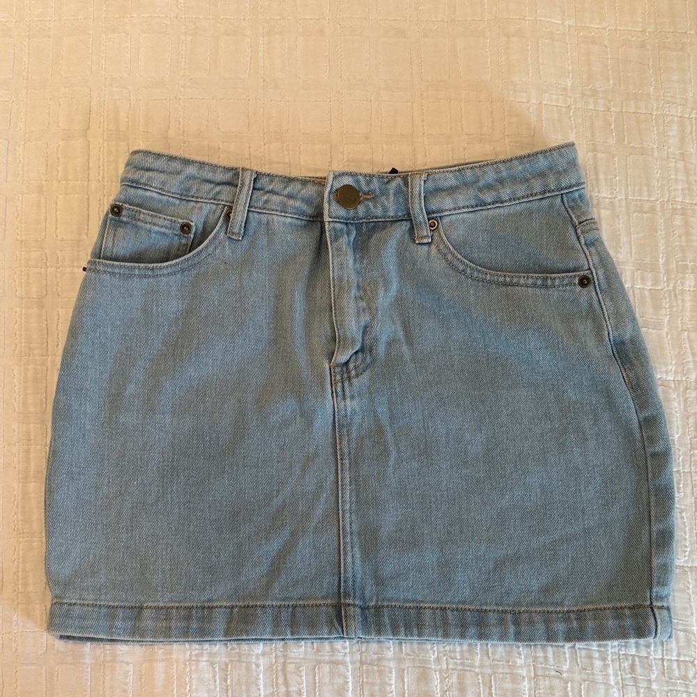 Forever 21 Blue Denim Mini Skirt